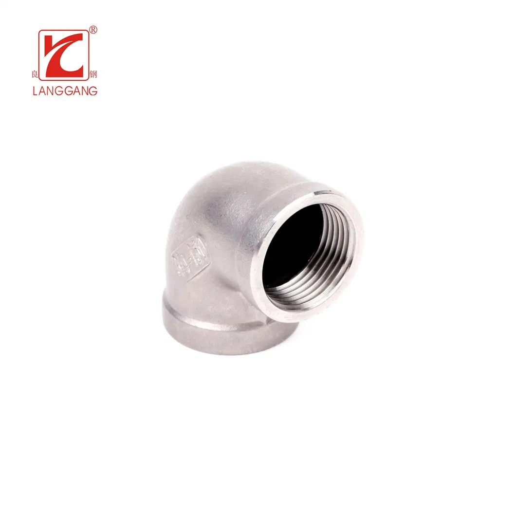 Factory Hot Sale Thread Stainless Steel Pipe Fittings Manufacturer OEM Elbow Tee Nipple Union
