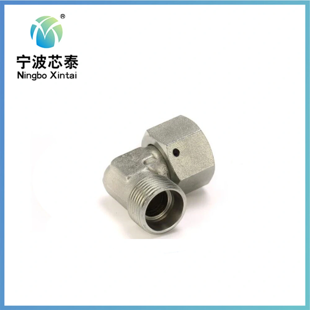 China Factory Directly Sell Price ODM OEM Stainless Steel 3/4 Bsp Elbow Swivel Hydraulic Hose Metric 90degree Cone Seat Pipe Connector Coupling Adapter Fittings
