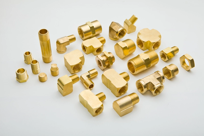China Customized OEM Brass Casting Parts Pipe Fitting with CNC Machining