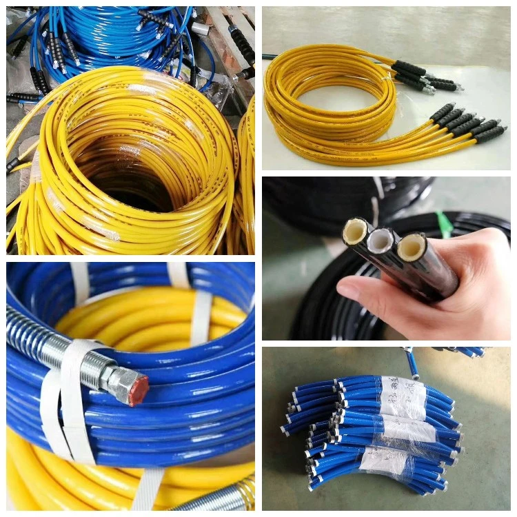 Super Long Service Life Air Oil Water Gas Fuel Hose Excavator Hydraulic Rubber Hose Pipes High Pressure Flexible Hoses Assembly