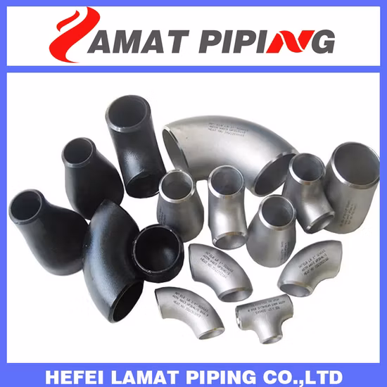 Carbon Steel A234 Wpb /A420 Wpl6 /Alloy Steel A234 Wp11/Wp22/Wp91 Stainless Steel 304/316 Elbow /Tee /Reducer /Cap/ Cross/ Bend B16.9 Butt Weld Pipe Fitting