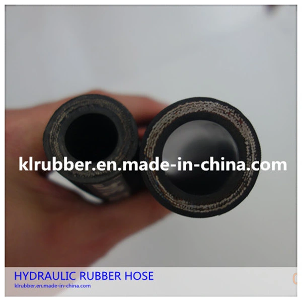 4sh High Pressure Spiral Reinforced Rubber Hydraulic Hose with Fitting