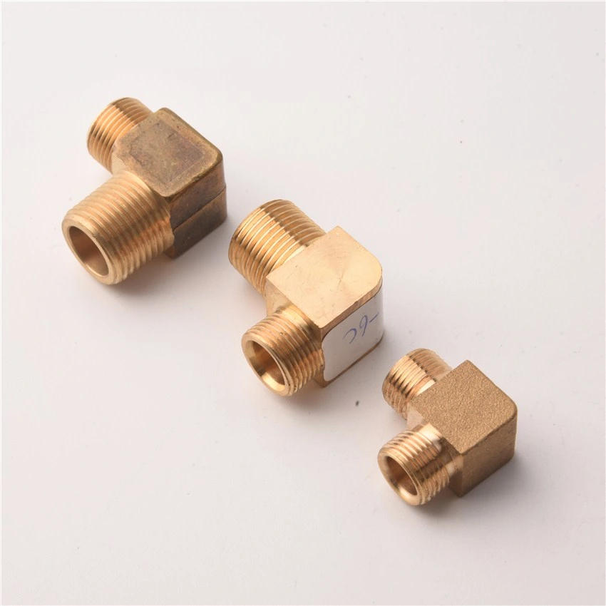Brass L Pipe Elbow Coupling Union Sanitary Tap Connector Fitting for Water