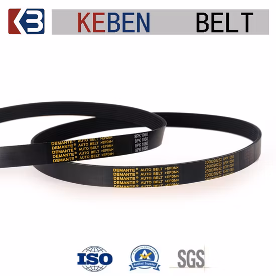 Rubber Auto Transmission Parts Fan Conveyortooth Drive Pk Timing Ribbed V Belt